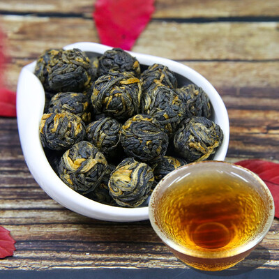 

Organic Yunnan Ancient Trees Golden Pearl Dian Hong Chinese Black Tea 100g