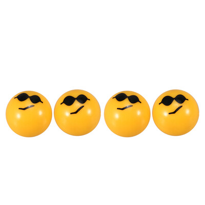

4Pcs Bicycle Ball Valve Caps with Cute Emoji Pattern Air Valve Caps Tyre Valve Dust Covers for MTB Motorcycle Bicycle Accessories