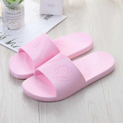 

PaulFrank big mouth monkey couple home indoor bathing wild casual outdoor beach sandals&slippers PF714 pink 41