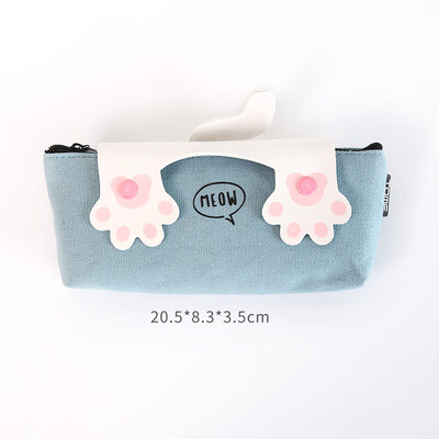

Korean Zipper Novelty Cute Kawaii Cat Pencil Pouch Pencil Bag for School Supplies Stationery