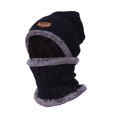 

Warm Knit Neckerchief Winter Plush Scarf Neck Warmer Women Men Sports Hiking Camping Cycling Outdoor Sports Equipment