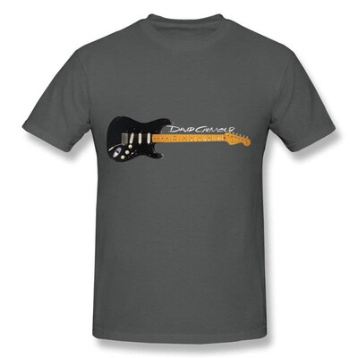

FK David Gilmour Playing Guitar T Shirt For Men Black