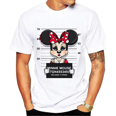

E-BAIHUI new mickey print tees mouse t-shirt men tops hip hop casual funny dog cartoon tshirt homme comfort cotton t shirt T-64