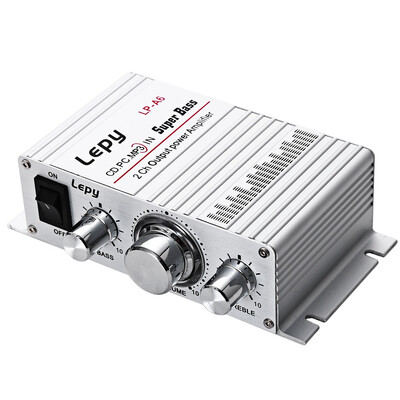 

Lepy LP - A6 Mini 2 Ch Hi-Fi Stereo Audio Output Power Amplifier