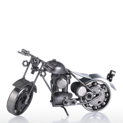 

Iron Art Motorcycle Tooarts Home Decoration Handicraft Metal Sculpture Modern Sculpture Crafts Artwork Gift