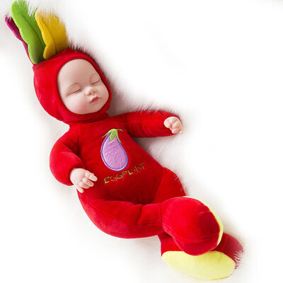 

Cuddle Baby Doll With 3 Soothing Songs 13 inch Stuffed Soft Body Baby Sleep Companion Cuddly Toys For Baby Toddler Kids Rose