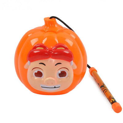 

New&new fine arts Halloween pumpkin lights decorative lanterns portable music luminous childrens toys creative gifts prom party venue layout props pig man models 1515cm
