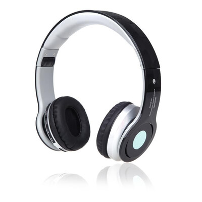 

Foldable Wireless Bluetooth Stereo Headphone Headset Mic FM TF Slot for iPhone iPad PC White