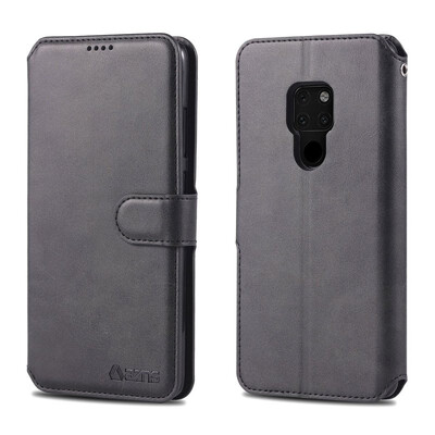 

MOONCASE Huawei Mate 20 X Dallas Series Leather Case - Black