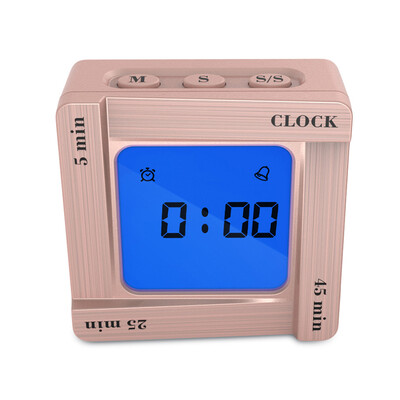 

Scientific Time Management Tomato Timing Reminder Flip Four Square Clock