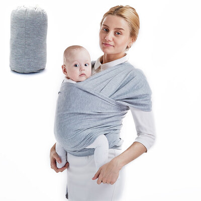 

Baby Wrap Carrier Stretchy Baby Sling Infant Carrier Nursing Cover For Infant Toddler Up to33 lbs Baby Shower Gift Rose