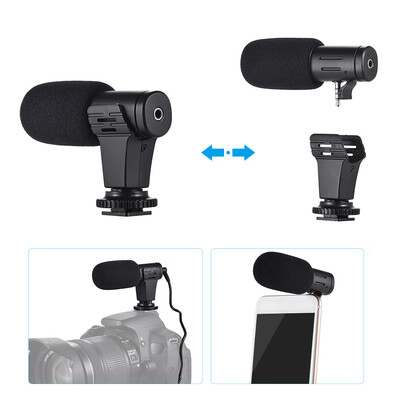 

Mobile Phone Microphone Universal Mini Portable Video Record Microphone for DSLR Cameras