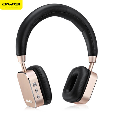 

AWEI A900BL Bluetooth V41 HiFi Music Headphones Wireless Stereo Music Headset Built-In CVC 60 Noise Reduction Mic Headphones