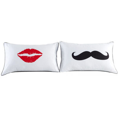 

UpperX Couples Pillowcases-Valentines Day Gifts for Girlfriend BoyfriendCute Valentines Day Gifts Wedding Gift Gift19x29 Inch