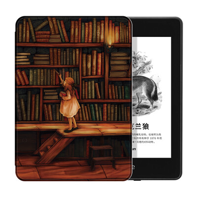 

Bai Tu only adapts to the new 2018 Kindle Paperwhite 4 painted protective cover Amazon e-book reader sleep shell library