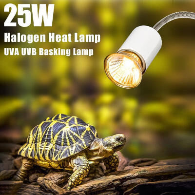

25W Halogen Heat Lamp UVA UVB Basking Lamp Heater Light Bulb for Reptiles Lizard Turtle Aquarium