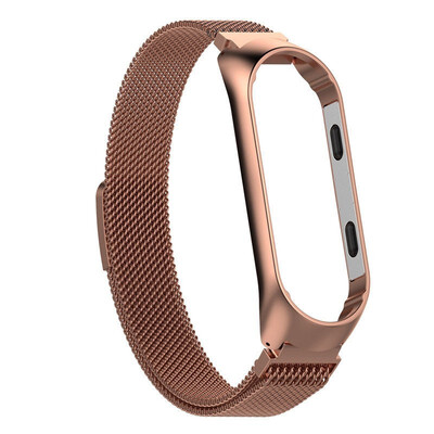 

For Xiaomi MI Band3 Magnetic Milanese Loop Stainless Steel Mesh Watch Band Strap