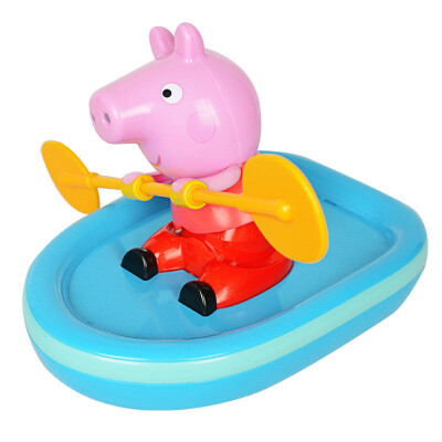 

Cartoon Pig Rowing Bathing Water Pig Rowing Boat Toy Kids Play Water Toy Gift Pool Water Fun Toy