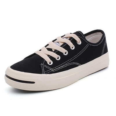 

Women Canvas Vulcanized Shoes Cute Smiling Face Shoes Candy Color New arrival