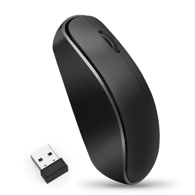 

ZERODATE T16 24G 1600 DPI Wireless Portable Mobile Mouse 3-Button USB Optical Mouse with USB Receiver High-definition Optical Sen