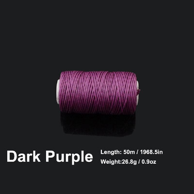 

10mm 50 Meters Long Flat Waxed Thread Waxed String for Leather Sewing
