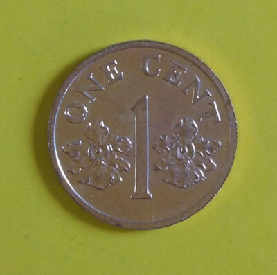 

16mm One Cent Singapor Asian Coin Collectibles Commemorative