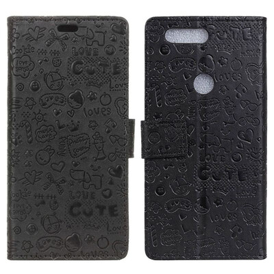 

MOONCASE Oppo A3sA5 Little Witch Leather Case - Black