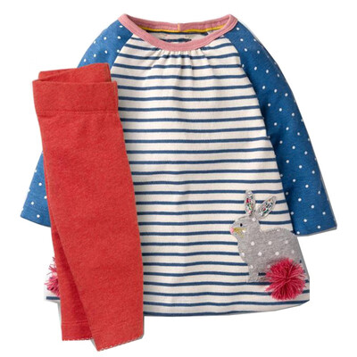 

Baby Girls Clothes Children Clothing Sets 2018 Brand Kids Tracksuits for Girls Sets Animal Pattern Baby Girl School Outfits