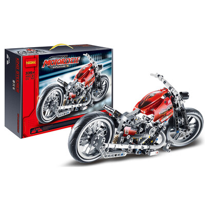 

DECOOL 3354 374pcs Technic Motorcycle Model Building Blocks Bricks Kit