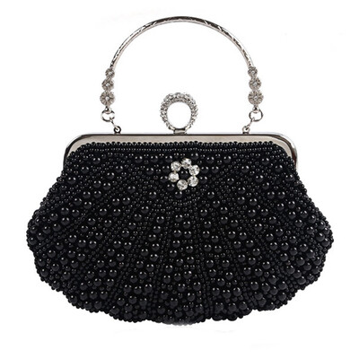 

Women Beaded Shell Shoulder Bag for Wedding Elegant Party Ladies Handbags Evening Bag Women Party Purse Wallet