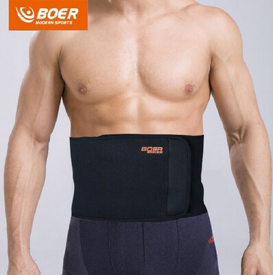 

BOER Sweat Absorb Fitness Adjustable Waist Back Support Belt for Man Woman