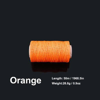 

10mm 50 Meters Long Flat Waxed Thread Waxed String for Leather Sewing