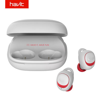 

HAVIT Bluetooth Earphone V50 TWS Mini Wireless Earbuds In-ear Sport IPX5 Waterproof with 2200mAh Box Rechargeable HeadphoneI93