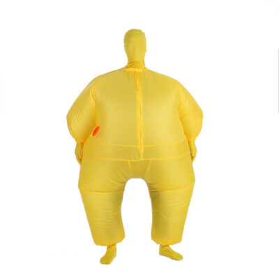 

Decdeal Funny Adult Size Inflatable Full Body Costume Suit Air Fan Operated Blow Up Fancy Dress Halloween Sports Party Fat Inflata