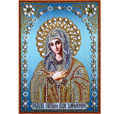 

DIY 5D Diamond Painting Religion Icons Portrait Cross Stitch Embroidery Decoration Gifts Resin Round Diamond 3040cm