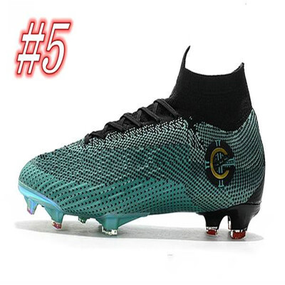 Mens Mercurial Superfly VI 360 Elite Ronaldo FG CR soccer shoes chaussures football boots high ankle Soccer Cleats