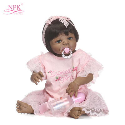 

22in Reborn Baby Rebirth Doll Kids Gift All Silica Gel Girl