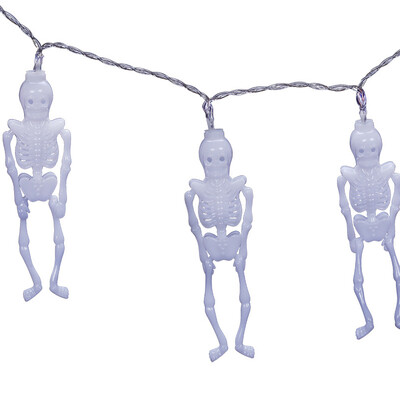 

Halloween LED Indoor Outdoor Decoration Festoon Party Christmas Tree Garden Yard Fence Lamp Holiday Skeleton String Lights