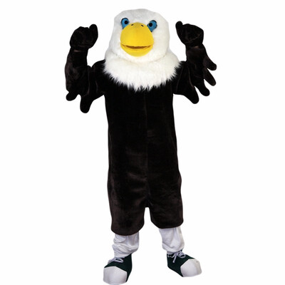 

LangtengBlack Eagle White Head Mascot Costume Cartoon Cosplay Party Halloween Christmas Festival Performance