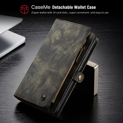 

Case For Huawei Mate 20 Pro Case Luxury Multifunction Zipper Wallet Flip Magnetic Cover Pu Leather Pouch Case for Huawei Mate 20