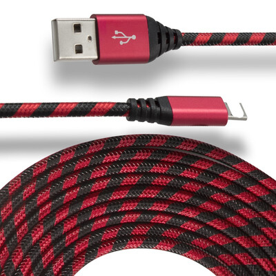 

10FT Lightning Braided Fast Charging Data Cable for iPhone 5 6 7 8 X Xs Max iPad