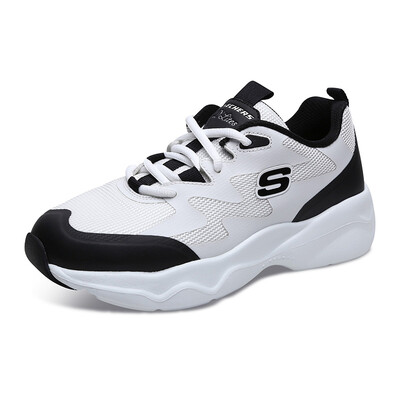 

Skechers casual shoes ladies Dlites panda retro platform 88888155 white black 38