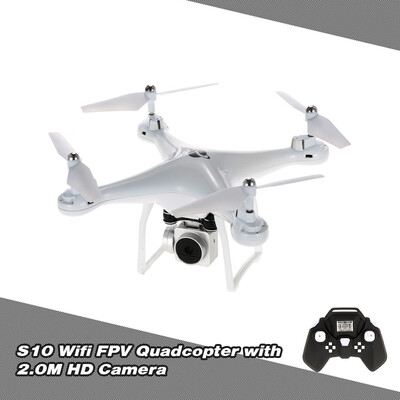 

S10 24G 4CH 6-Axis Gyro WIFI FPV 20MP Camera Quadcopter RC Selfie Altitude Hold One-key Return Drone RTF