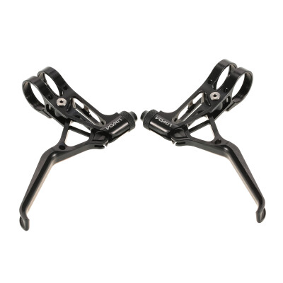 

1 Pair CNC Aluminum V-brake Disc Brakes Lever Mountain Bike Bicycle Brake Handle Crank 3-Finger