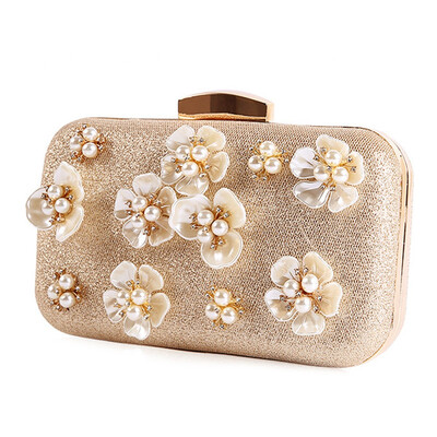 

Women Flower Evening Handbags for Party Small Ladies Shoulder Bag Evening Clutch Wedding Purse Crossbody Bag