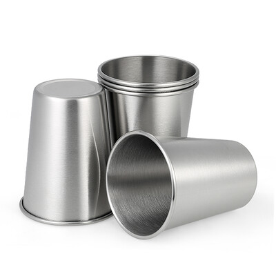 

5pcsset Good Quality 304 Stainless Steel Beer Cup Wine Cup Unbreakable Kids Drinking Cup Beer Pint Cups