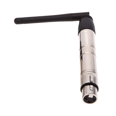 

Lixada 24G ISM DMX512 Wireless Male XLR Transmitter Receiver LED Lighting for Stage PAR Party Light with Antenna