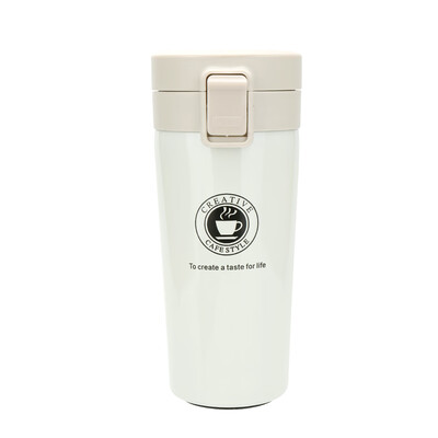 

New Stylish Vacuum Cup Travel Gift Coffee Cup Bounce Lid Stainless Steel Vacuum Bottle
