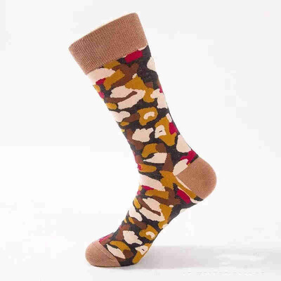 

Aa-shop Men Fashion Camouflage Street Male Fuuny Happy Lucky Socks