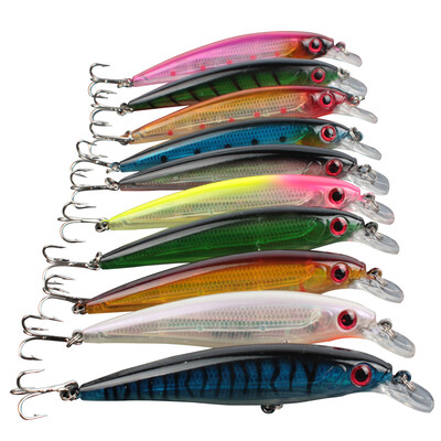 

10pcs Suspending Top Water Floating Bait Fishing Lures